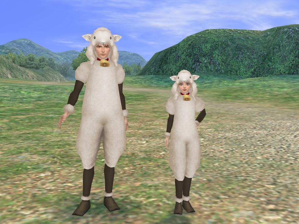 ヒツジの着ぐるみ